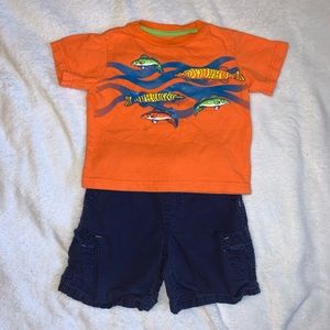 Boys 12 month Fish Outift
